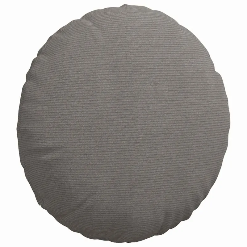 Sėdynių pagalvėlės 2 pcs Šviesiai pilka Ø 80 cm