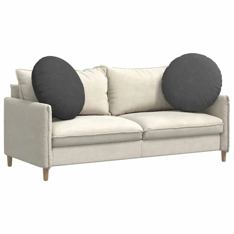 Sėdynių pagalvėlės 2 pcs Tamsiai pilka Ø 80 cm