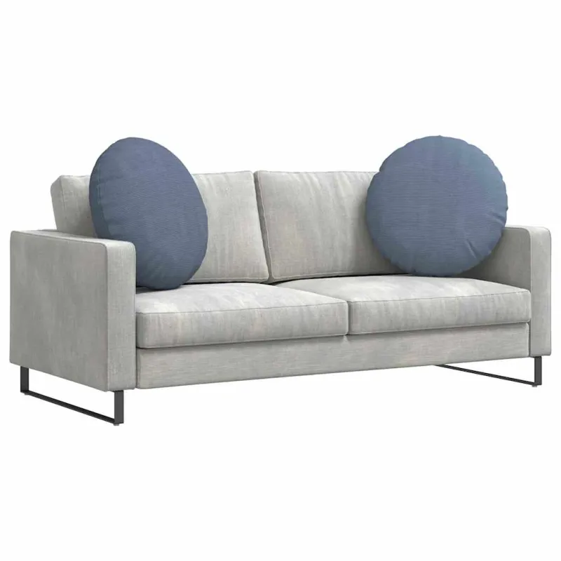 Sėdynių pagalvėlės 2 pcs Mėlyna Ø 80 cm Kordūrinis audinys