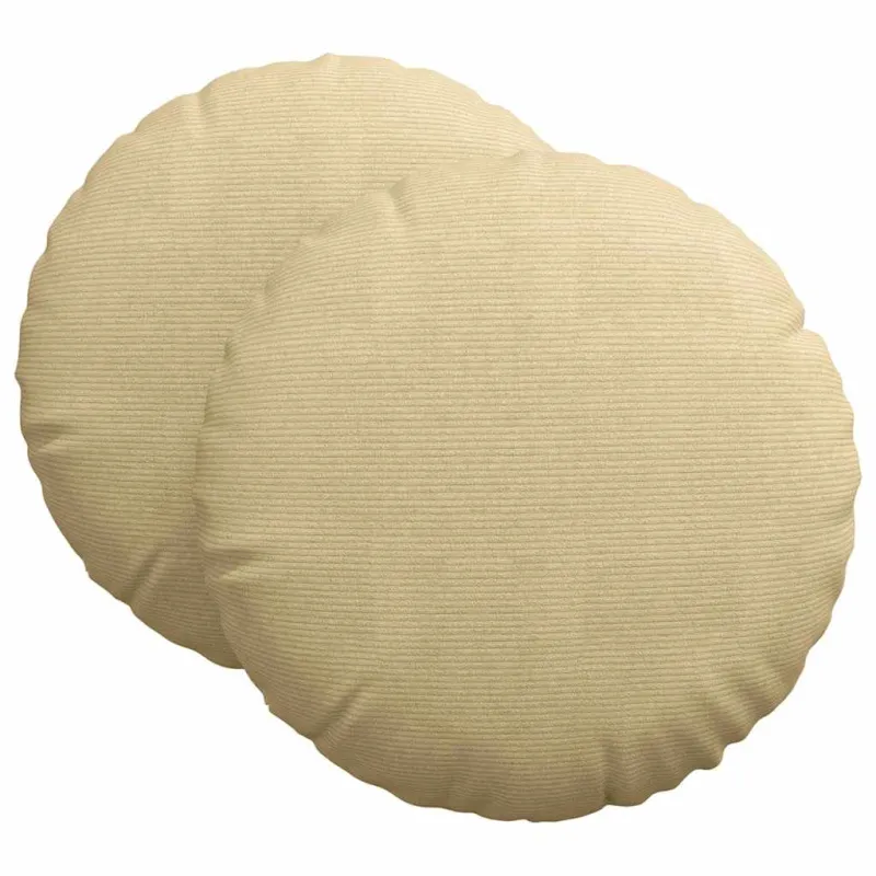 Sėdynių pagalvėlės 2 pcs Pilkai žalia Ø 80 cm