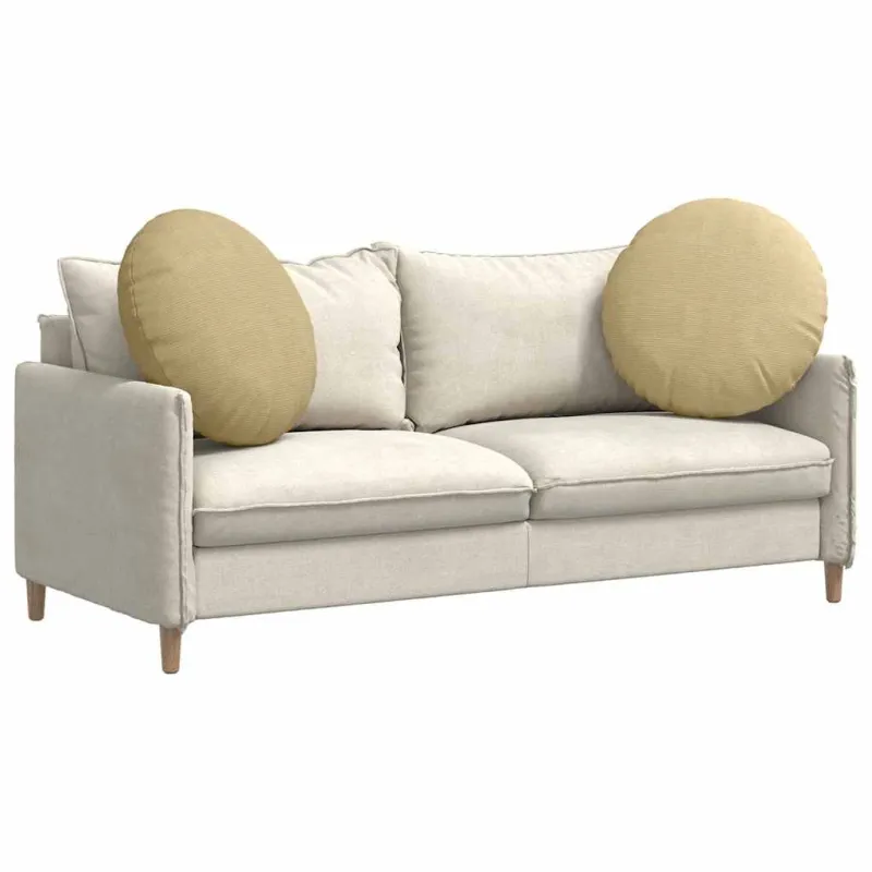 Sėdynių pagalvėlės 2 pcs Pilkai žalia Ø 80 cm