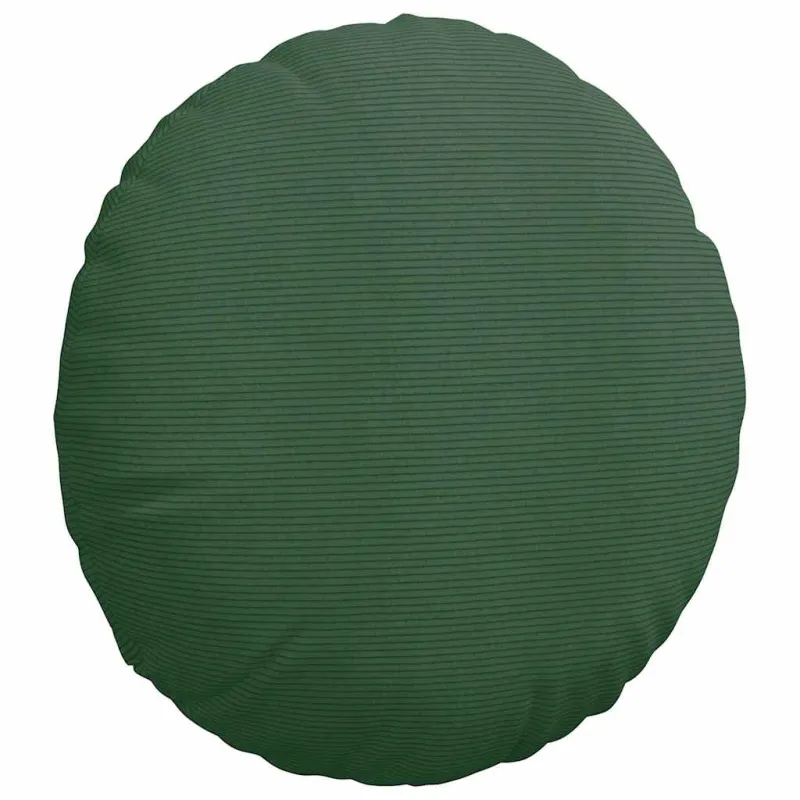 Sėdynių pagalvėlės 2 pcs Tamsiai žalia Ø 80 cm