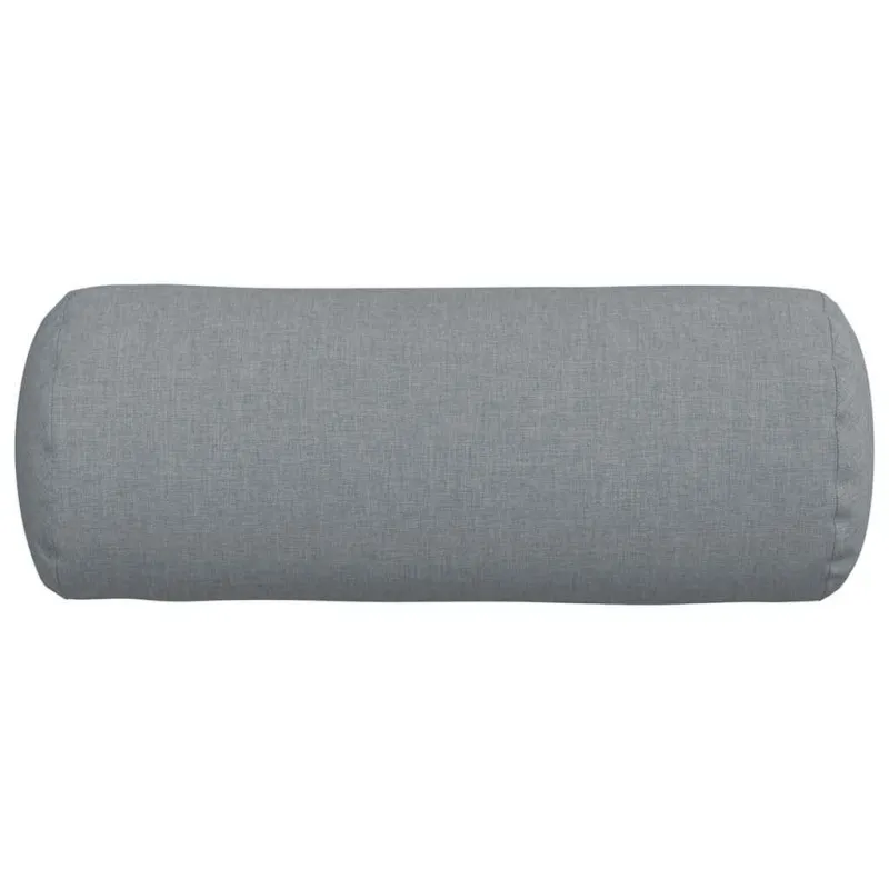 Pagalvės 2 pcs Šviesiai pilka Ø 15 x 40 cm audinys