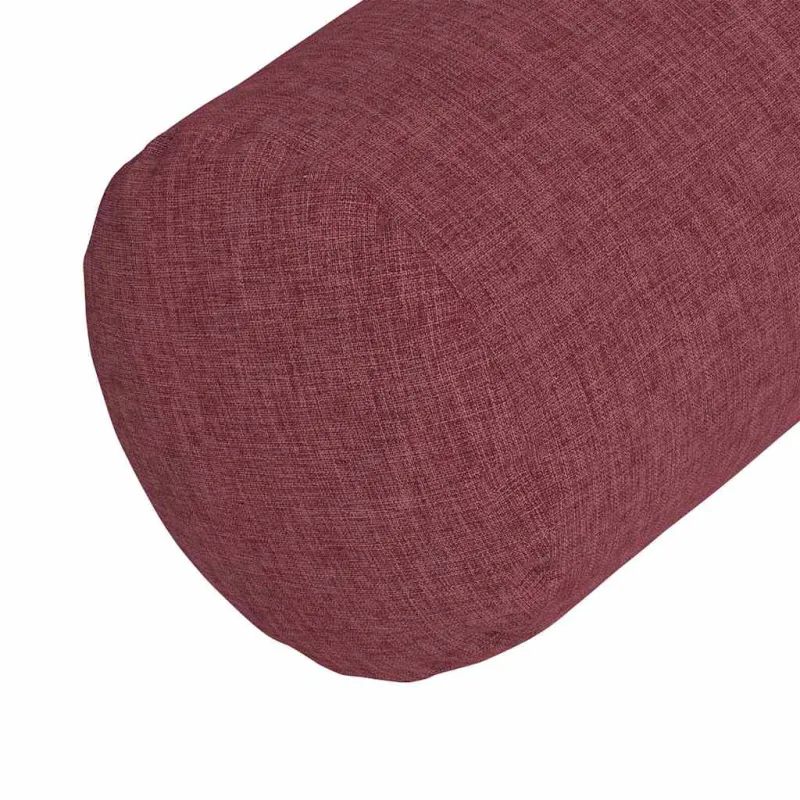 Pagalvės 2 pcs Vyno raudona Ø 15 x 40 cm audinys