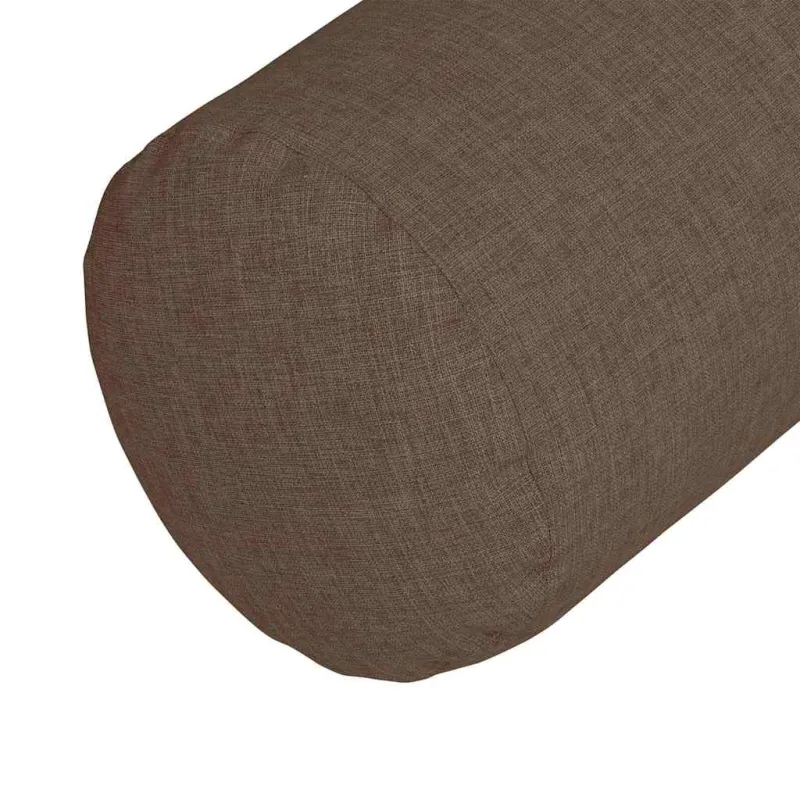 Pagalvės 2 pcs Ruda Ø 15 x 40 cm audinys