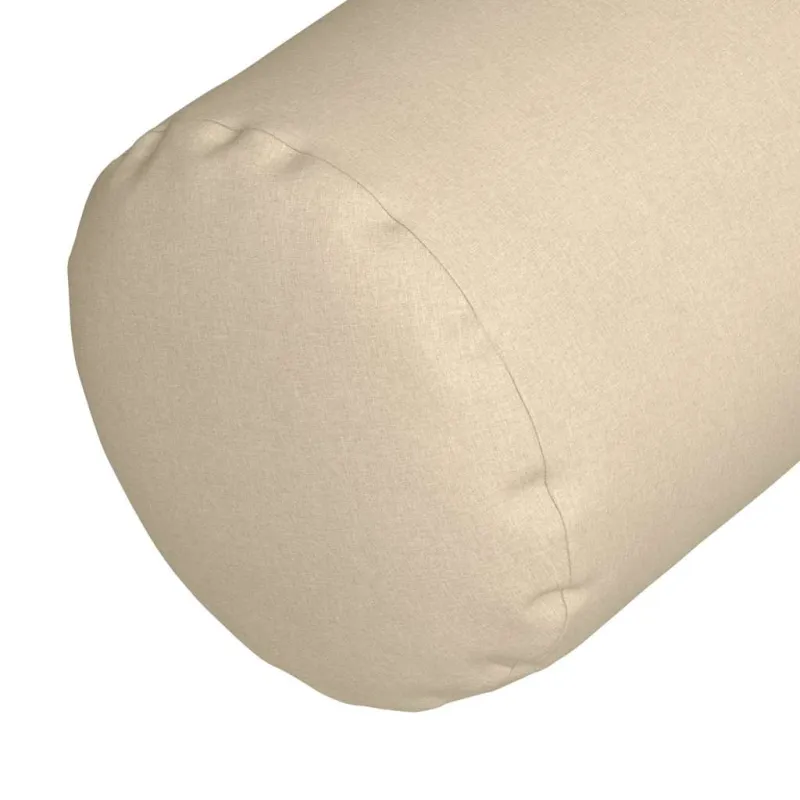 Pagalvės 2 pcs Kreminė Ø 15 x 40 cm audinys