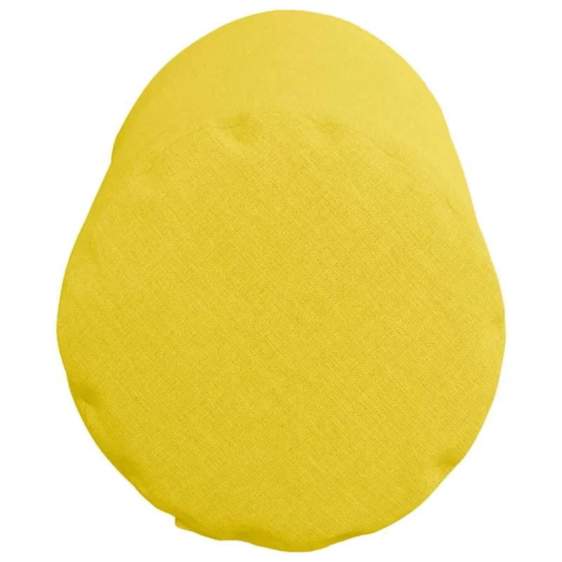 Pagalvės 2 pcs Šviesi geltona Ø 15 x 40 cm audinys