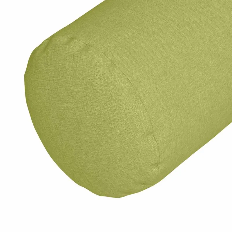 Pagalvės 2 pcs Šviesiai žalia Ø 15 x 40 cm audinys