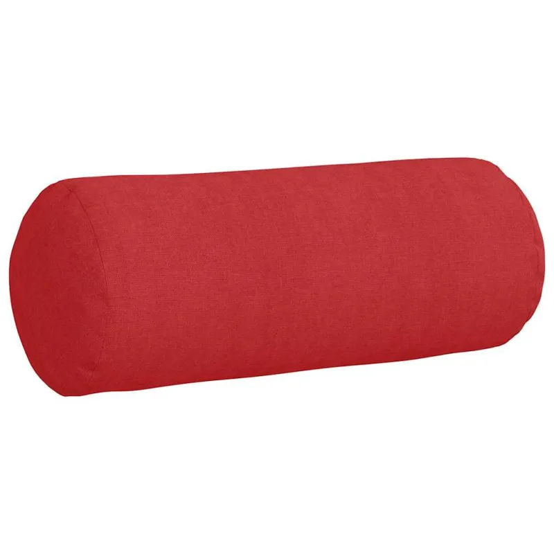 Pagalvės 2 pcs Raudona Ø 15 x 40 cm audinys