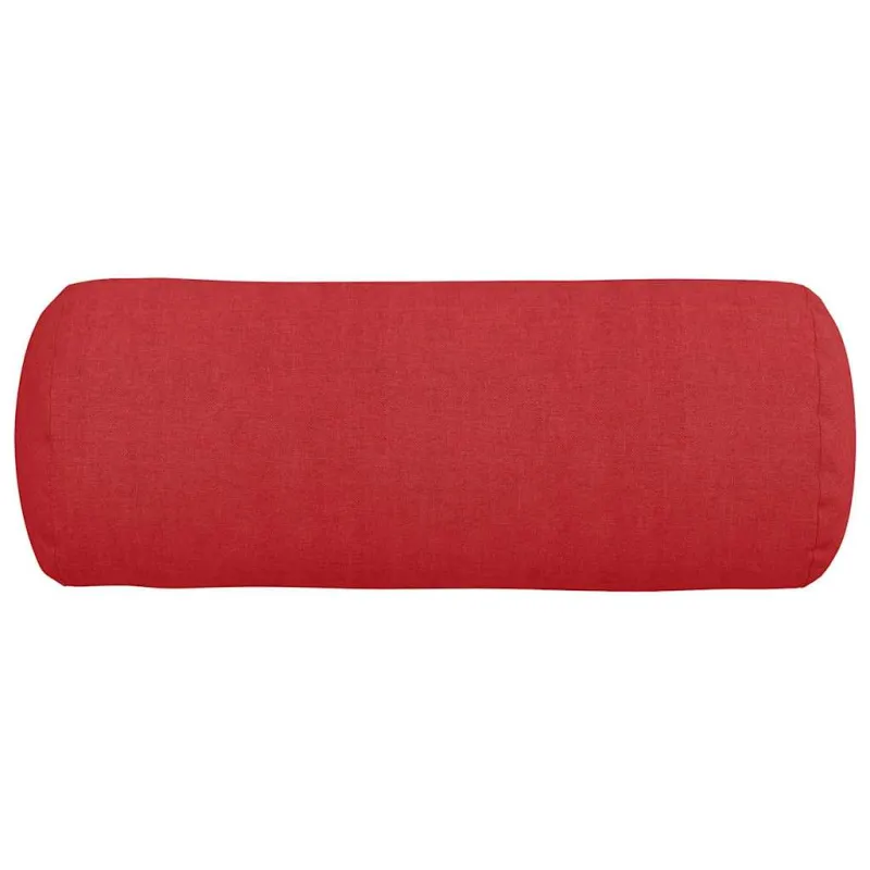 Pagalvės 2 pcs Raudona Ø 15 x 40 cm audinys