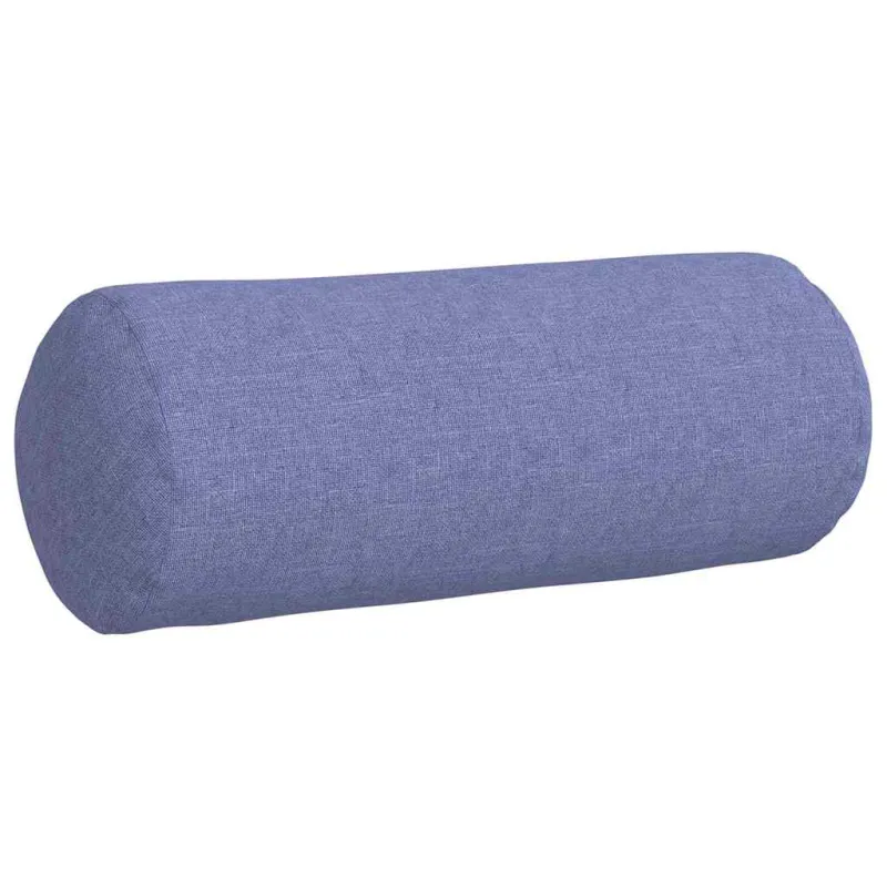 Pagalvės 2 pcs Džinsinės mėlynos Ø 15 x 40 cm audinys