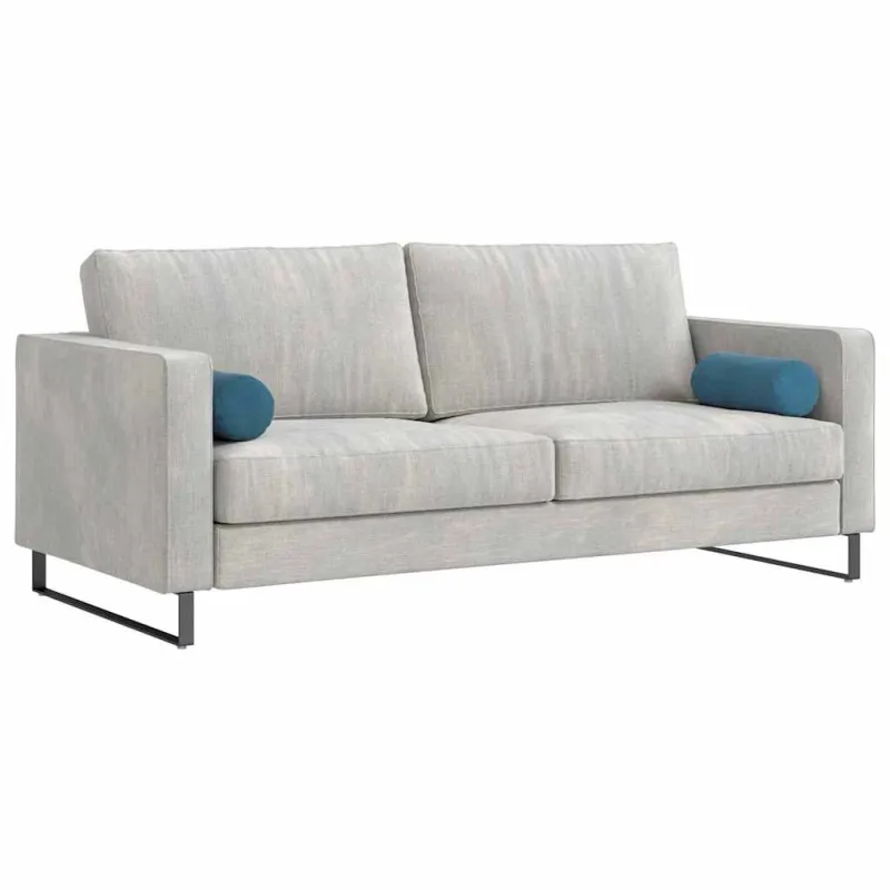 Pagalvės 2 pcs Mėlyna Ø 15 x 40 cm Kordūrinis audinys