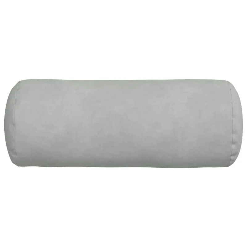 Pagalvės 2 pcs Šviesiai pilka Ø 15 x 40 cm Kordūrinis audinys