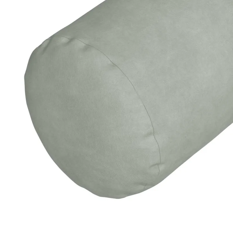 Pagalvės 2 pcs Šviesiai pilka Ø 15 x 40 cm Kordūrinis audinys