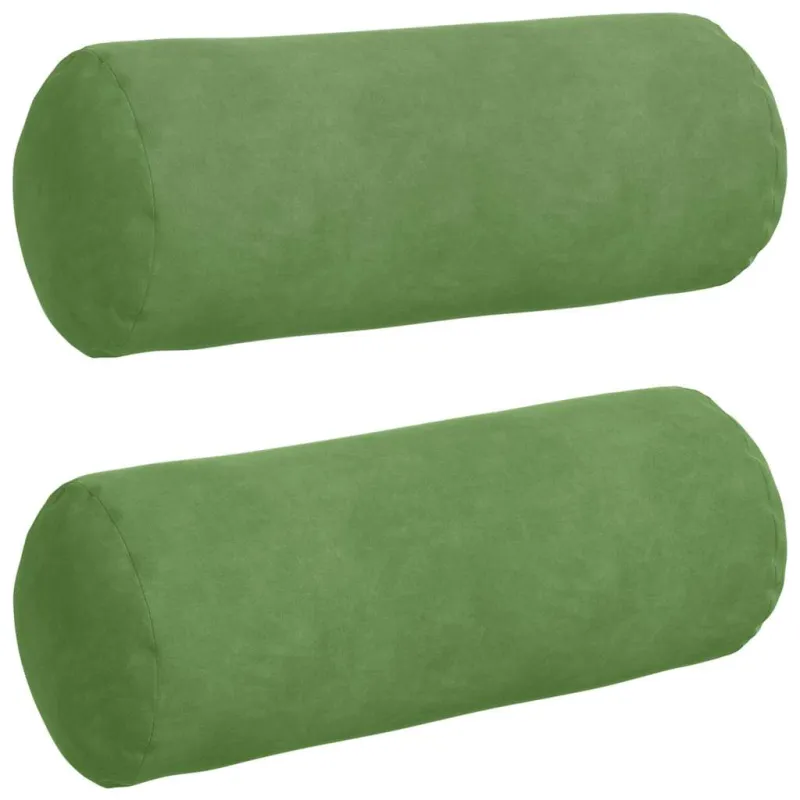Pagalvės 2 pcs Šviesiai žalia Ø 15 x 40 cm Kordūrinis audinys