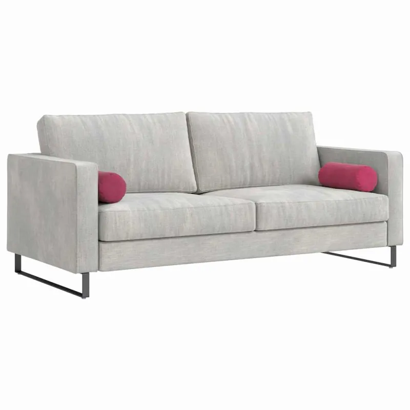 Pagalvės 2 pcs Vyno raudona Ø 15 x 40 cm Kordūrinis audinys