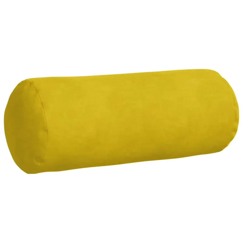 Pagalvės 2 pcs Geltona Ø 15 x 40 cm Kordūrinis audinys