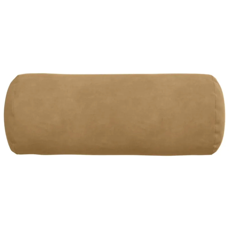 Pagalvės 2 pcs Ruda Ø 15 x 40 cm Kordūrinis audinys
