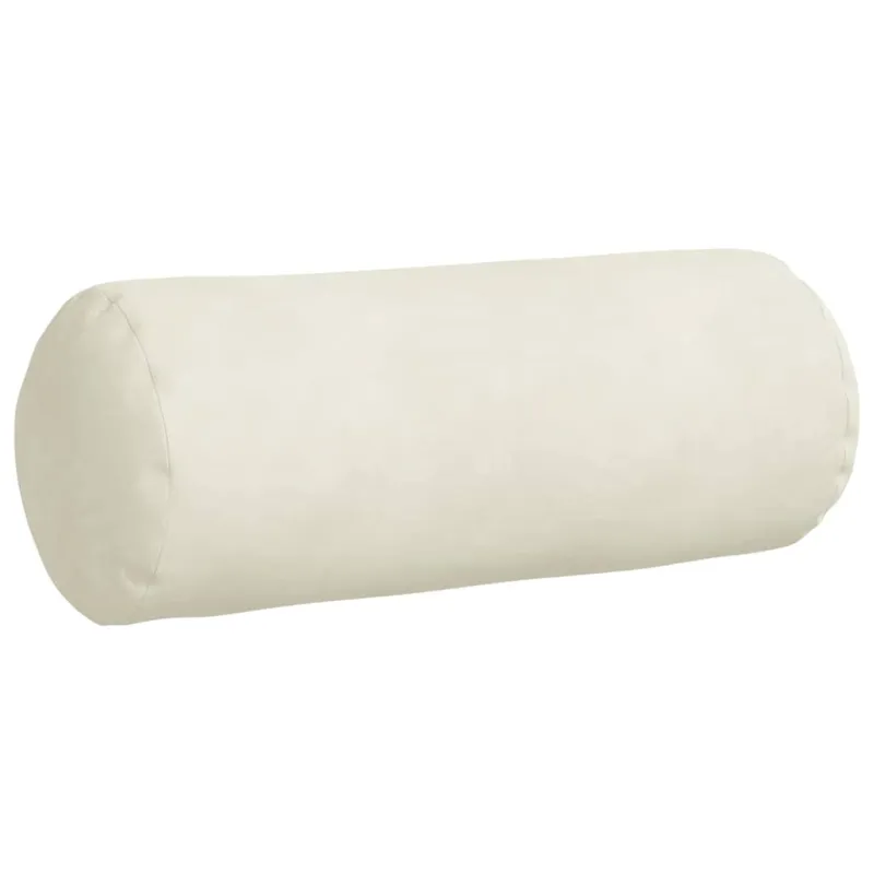 Pagalvės 2 pcs Kreminė Ø 15 x 40 cm Kordūrinis audinys