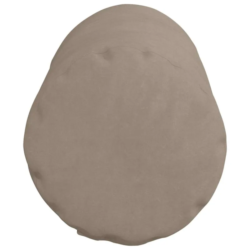 Pagalvės 2 pcs Taupe Ø 15 x 40 cm Mikropluošto audinys
