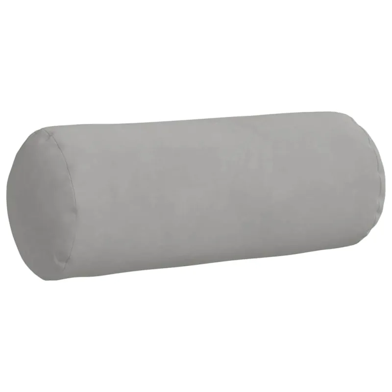 Pagalvės 2 pcs Šviesiai pilka Ø 15 x 40 cm Mikropluošto audinys