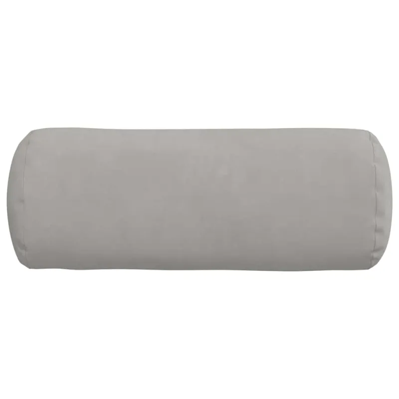 Pagalvės 2 pcs Šviesiai pilka Ø 15 x 40 cm Mikropluošto audinys