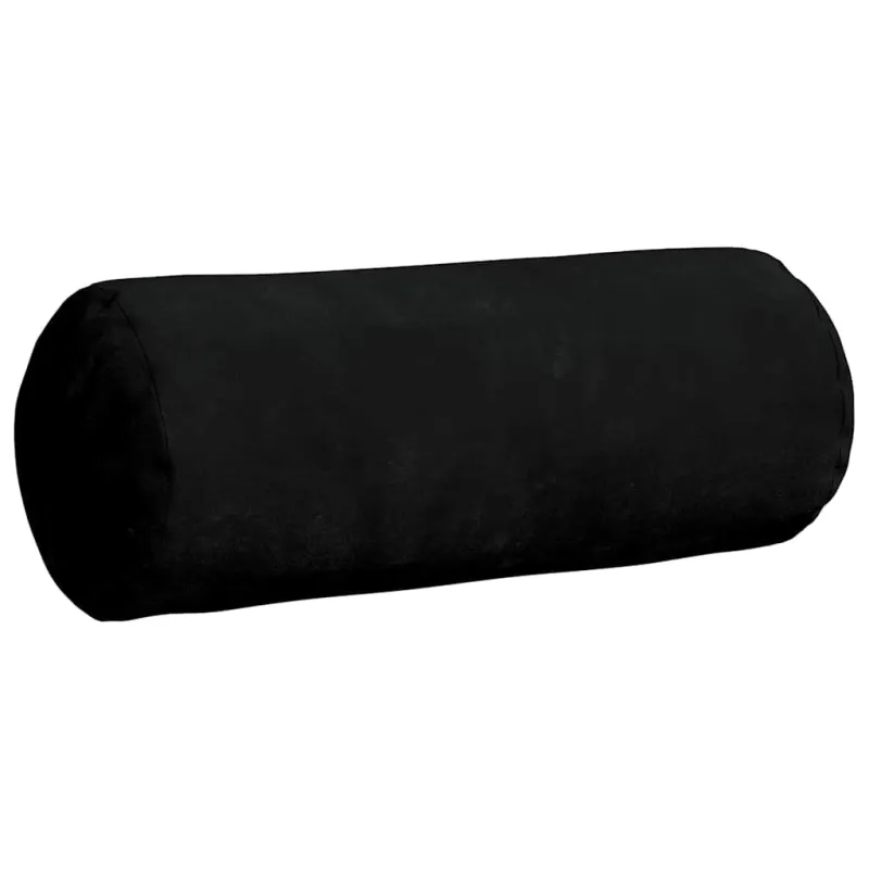 Pagalvės 2 pcs Juoda Ø 15 x 40 cm Mikropluošto audinys