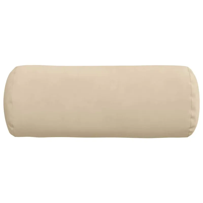 Pagalvės 2 pcs Kreminė Ø 15 x 40 cm Mikropluošto audinys