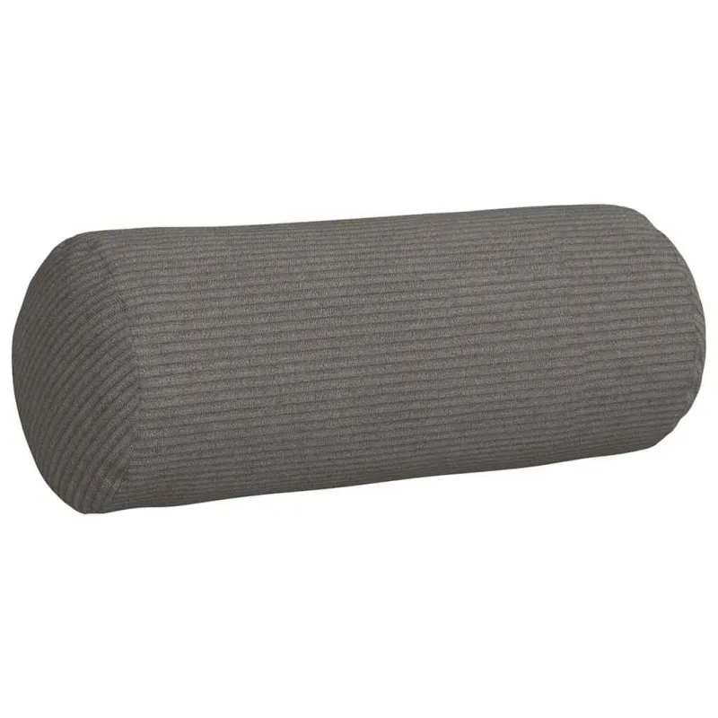 Pagalvės 2 pcs Šviesiai pilka Ø 15 x 40 cm Kordūrinis audinys