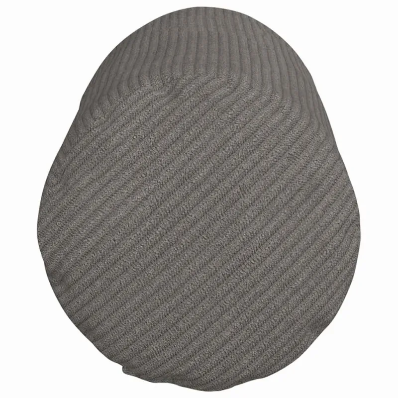 Pagalvės 2 pcs Šviesiai pilka Ø 15 x 40 cm Kordūrinis audinys