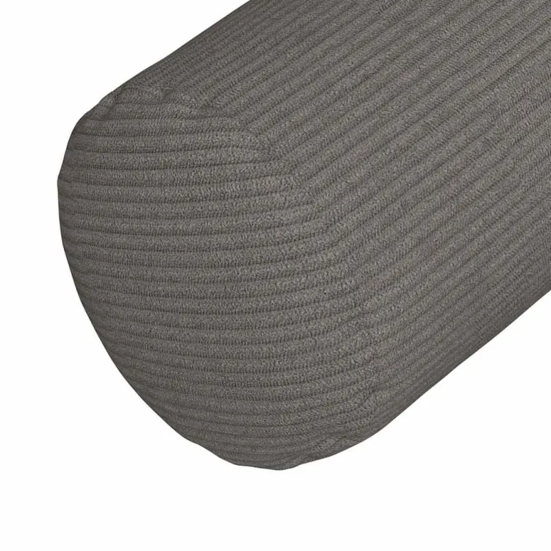 Pagalvės 2 pcs Šviesiai pilka Ø 15 x 40 cm Kordūrinis audinys