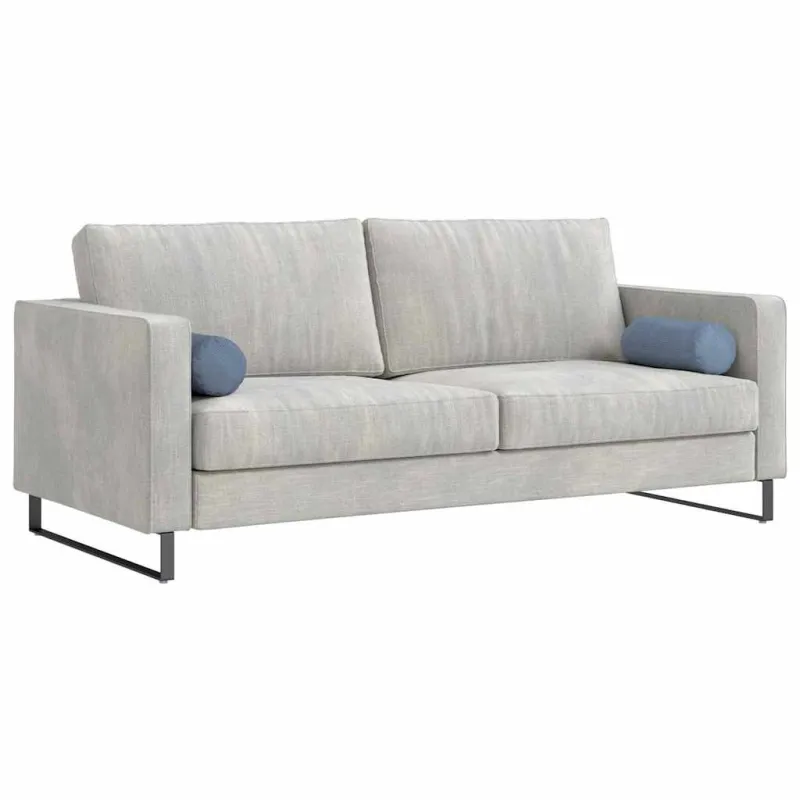 Pagalvės 2 pcs Mėlyna Ø 15 x 40 cm Kordūrinis audinys