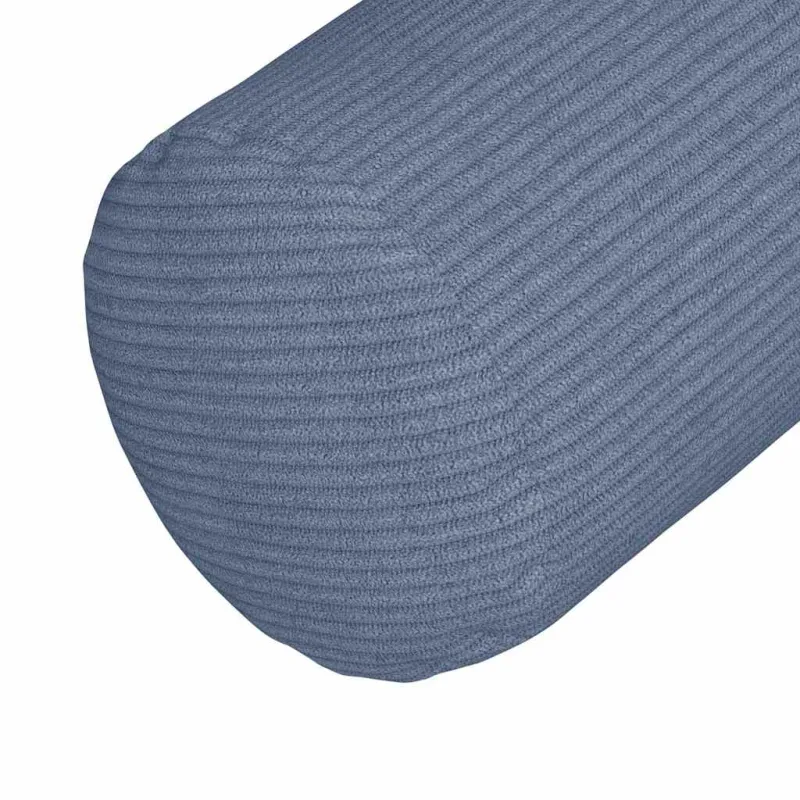 Pagalvės 2 pcs Mėlyna Ø 15 x 40 cm Kordūrinis audinys