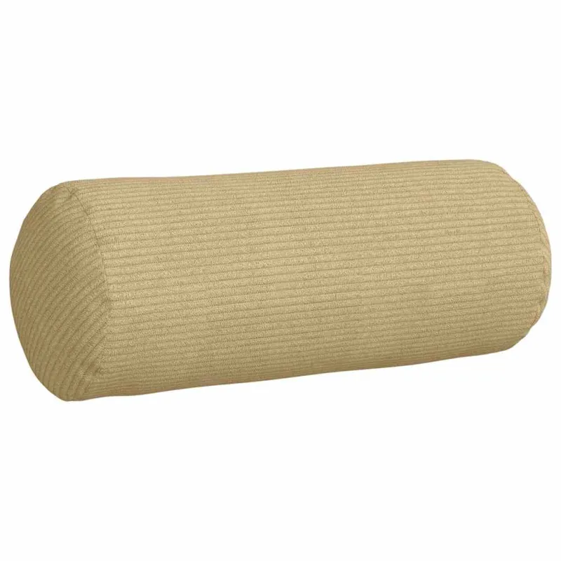 Pagalvės 2 pcs Pilkai žalia Ø 15 x 40 cm Kordūrinis audinys