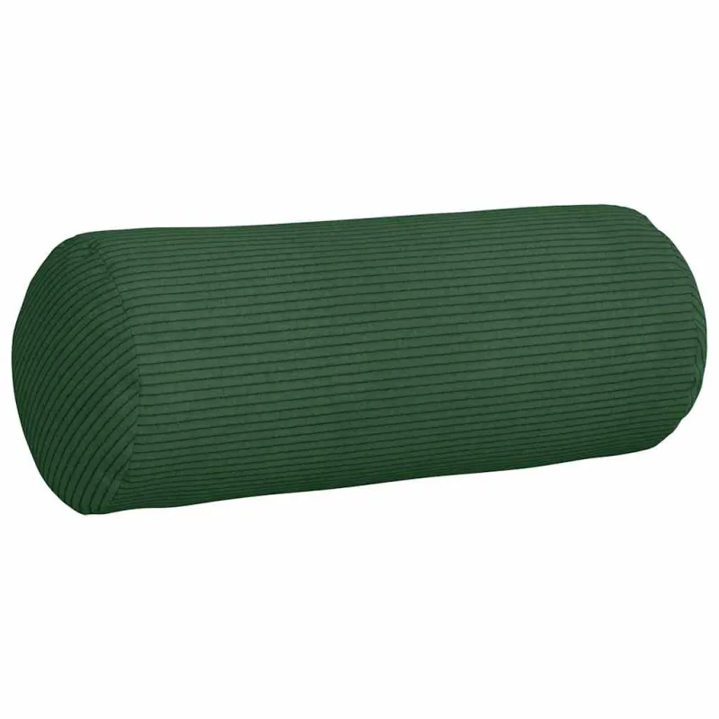 Pagalvės 2 pcs Tamsiai žalia Ø 15 x 40 cm Kordūrinis audinys
