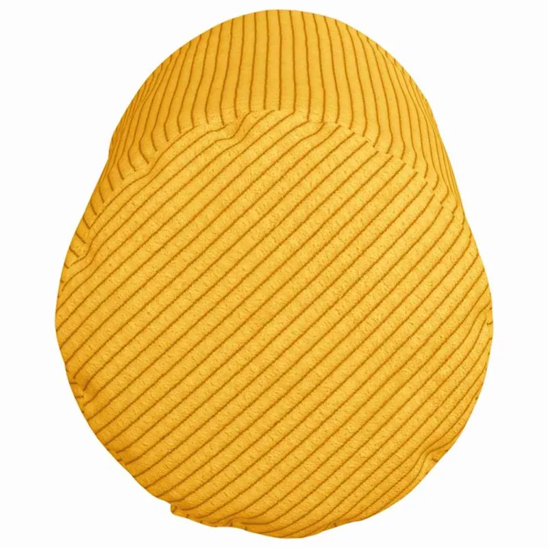 Pagalvės 2 pcs Šviesi geltona Ø 15 x 40 cm Kordūrinis audinys