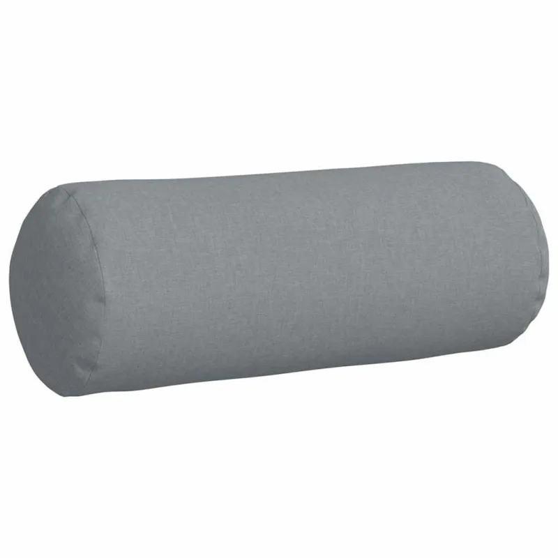 Pagalvės 2 pcs Šviesiai pilka Ø 25 x 70 cm audinys