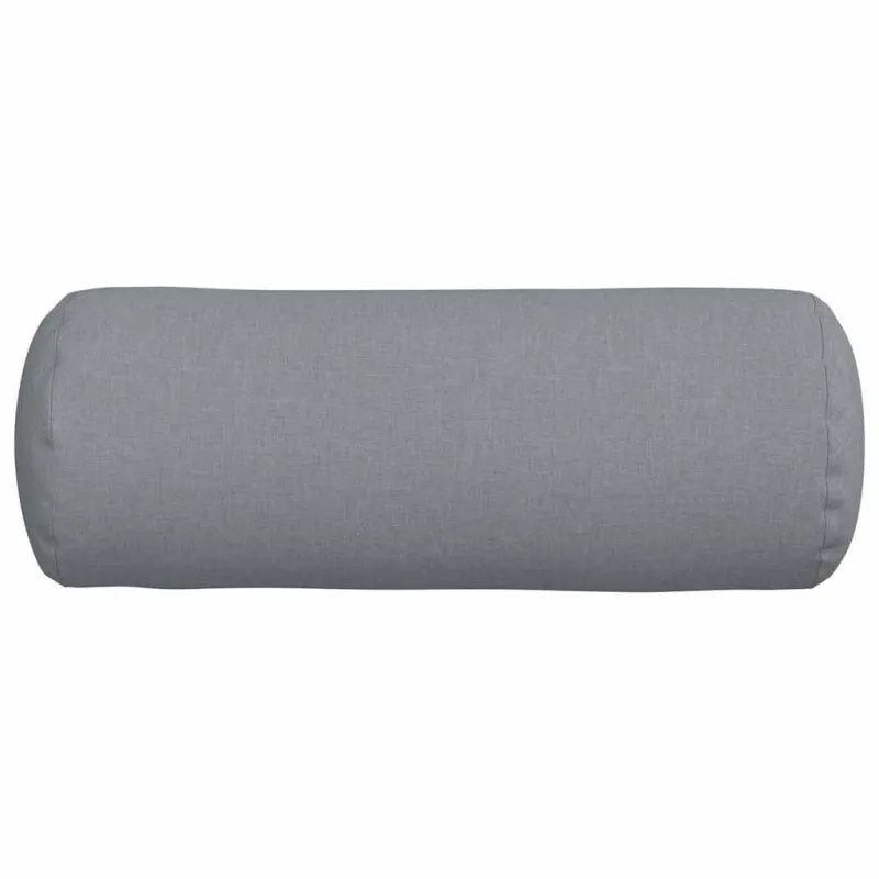 Pagalvės 2 pcs Šviesiai pilka Ø 25 x 70 cm audinys