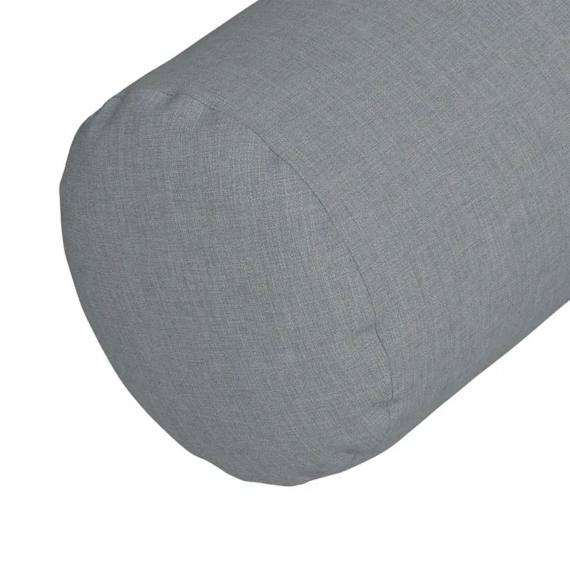 Pagalvės 2 pcs Šviesiai pilka Ø 25 x 70 cm audinys