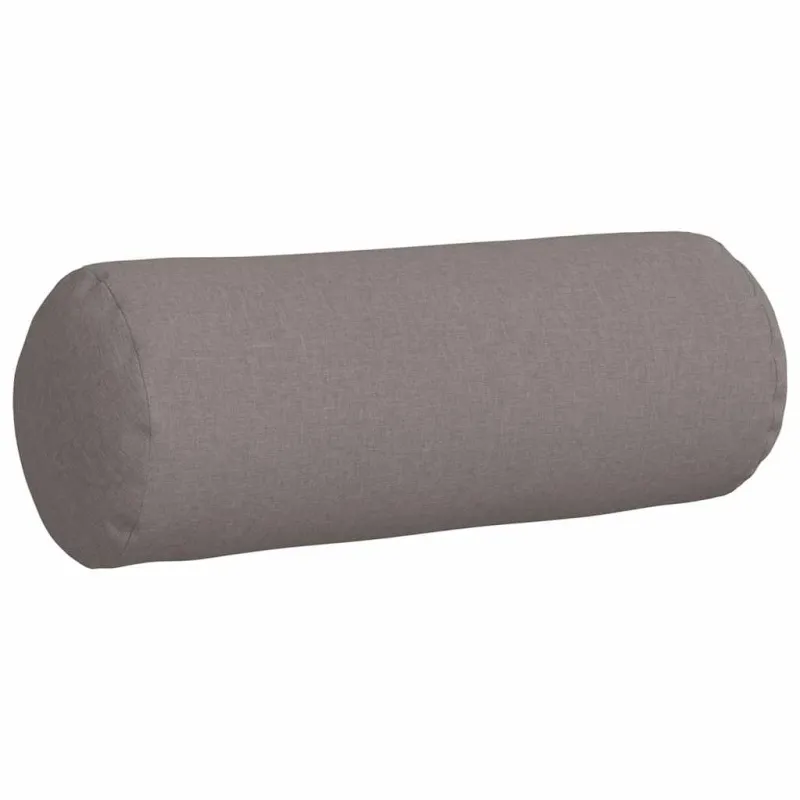 Pagalvės 2 pcs Taupe Ø 25 x 70 cm audinys
