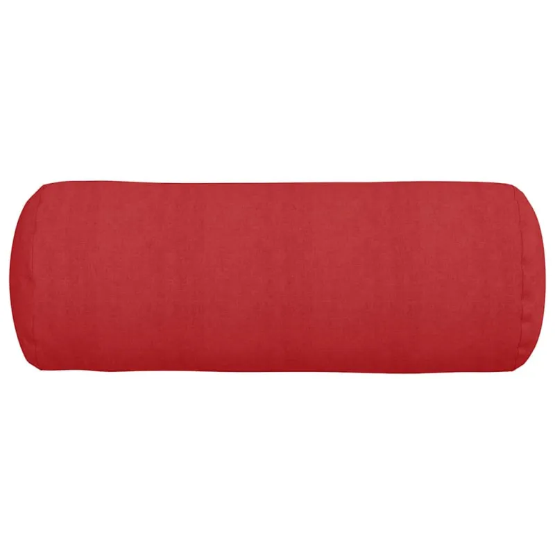 Pagalvės 2 pcs Raudona Ø 25 x 70 cm audinys