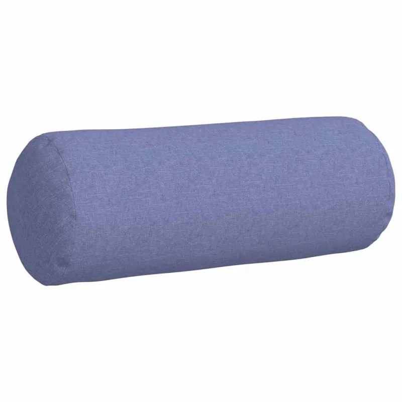 Pagalvės 2 pcs Džinsinės mėlynos Ø 25 x 70 cm audinys