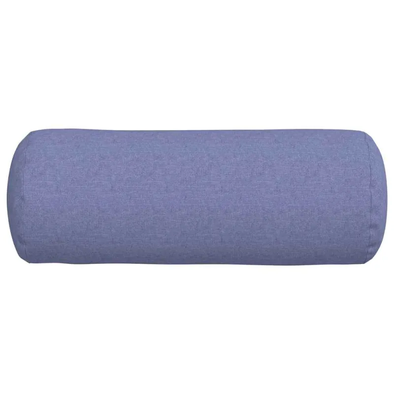 Pagalvės 2 pcs Džinsinės mėlynos Ø 25 x 70 cm audinys