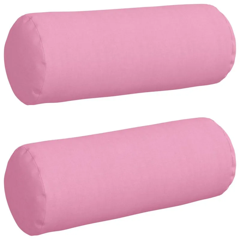 Pagalvės 2 pcs Rožinė Ø 25 x 70 cm audinys