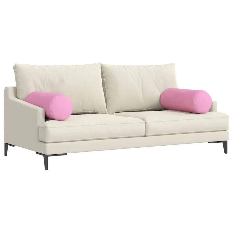 Pagalvės 2 pcs Rožinė Ø 25 x 70 cm audinys