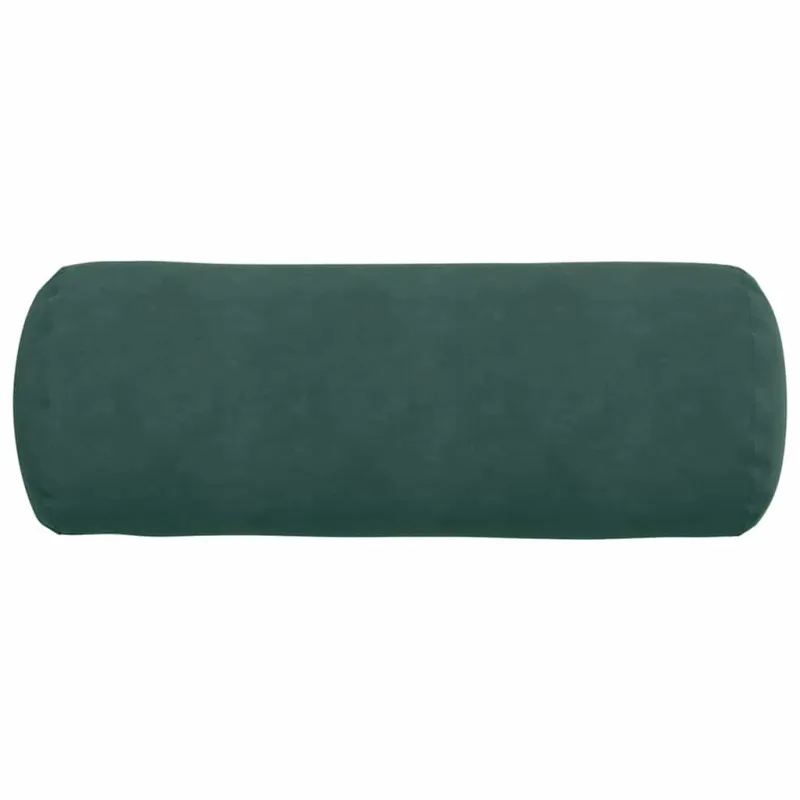 Pagalvės 2 pcs Tamsiai žalia Ø 25 x 70 cm Kordūrinis audinys