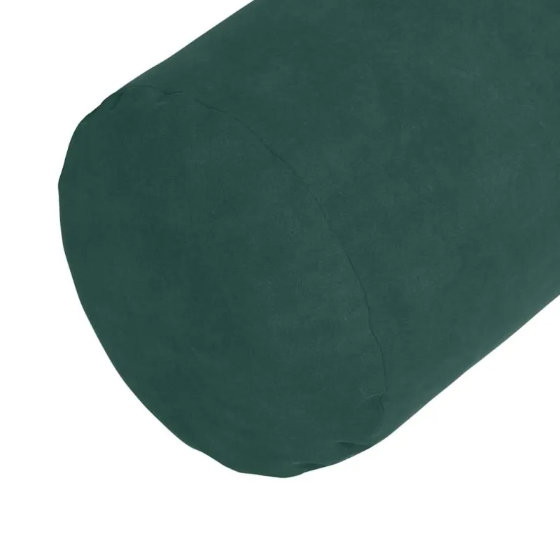 Pagalvės 2 pcs Tamsiai žalia Ø 25 x 70 cm Kordūrinis audinys
