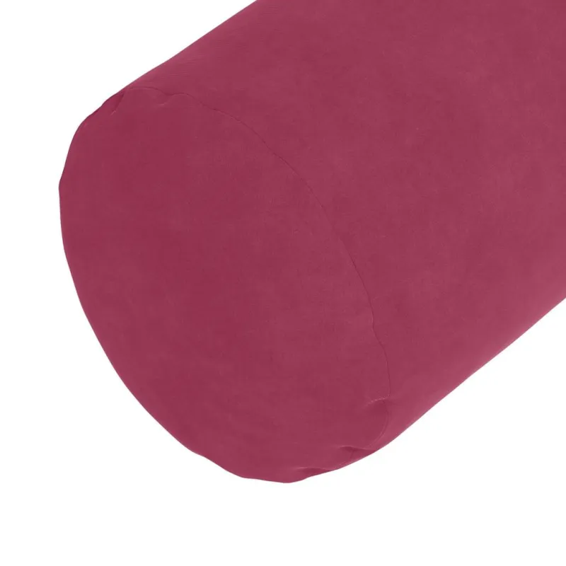 Pagalvės 2 pcs Vyno raudona Ø 25 x 70 cm Kordūrinis audinys