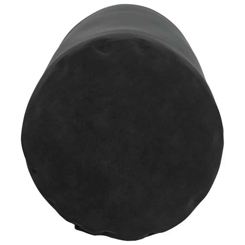 Pagalvės 2 pcs Juoda Ø 25 x 70 cm Kordūrinis audinys