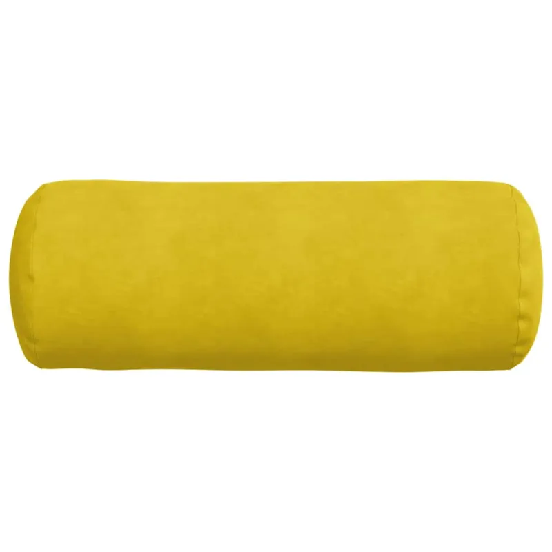 Pagalvės 2 pcs Geltona Ø 25 x 70 cm Kordūrinis audinys